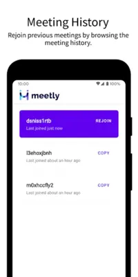 Meetly android App screenshot 3
